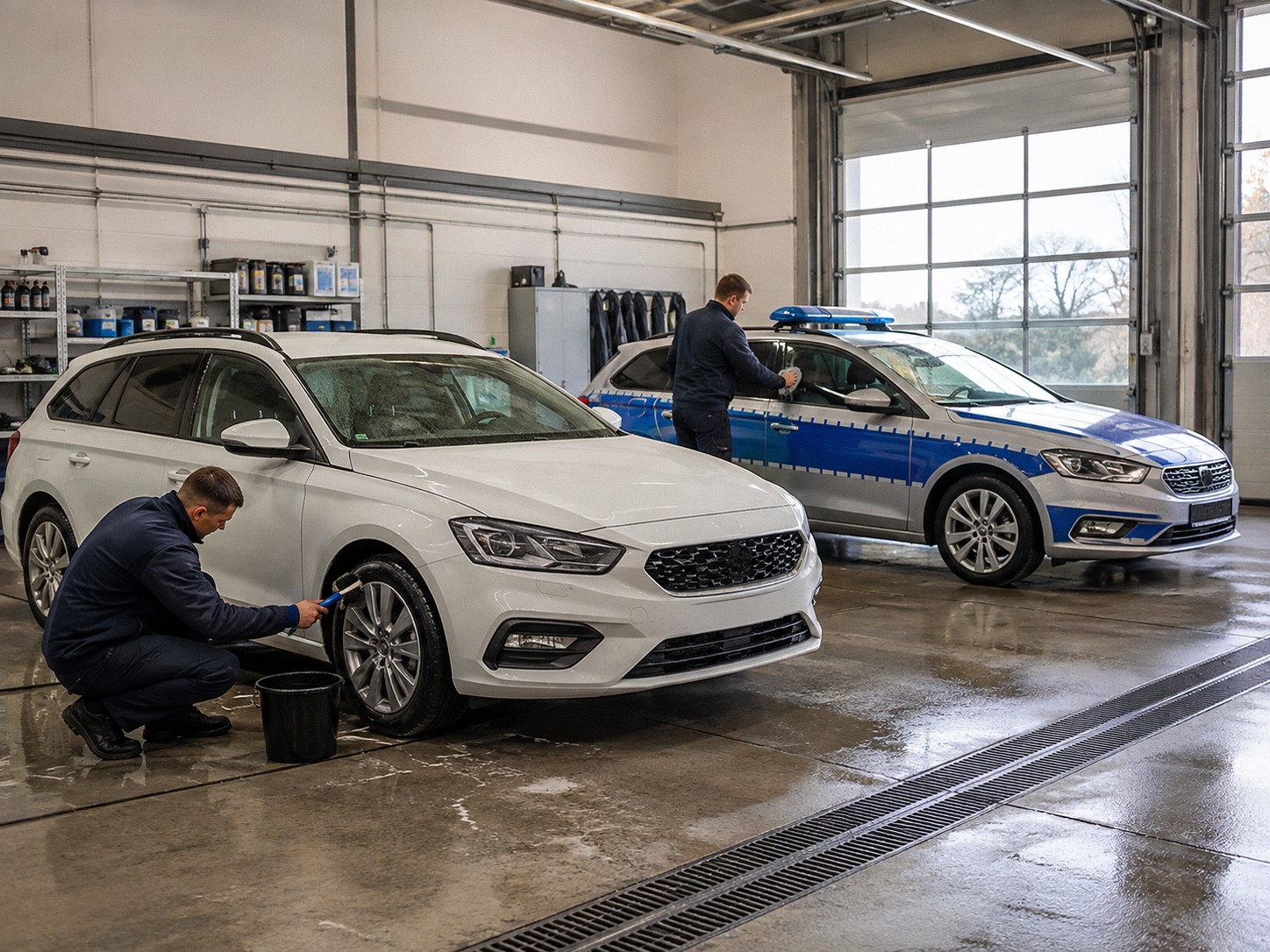Fahrzeugpflege für Kommunen und Behörden